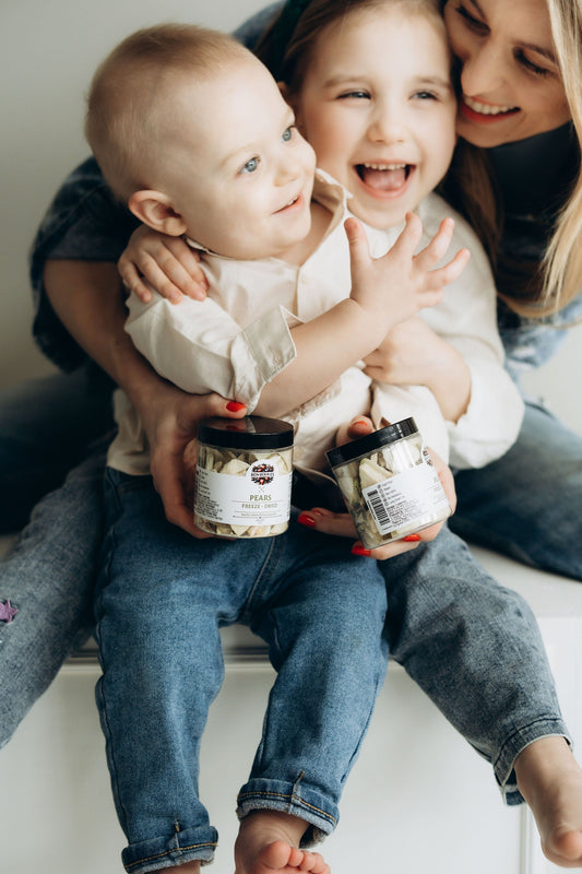 Šaltyje džiovintos uogos auga kartu su vaikais.